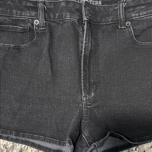 American Eagle Outfitters Black Jean Shorts